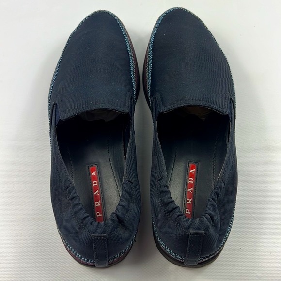 Prada Sport Saint Tropez Embroidered Canvas Espadrilles - Picture 4 of 13